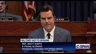 Matt Gaetz Shut Down By Pentagon Official For Pushing Chinese Propaganda At Hearing.