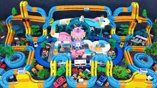 13 minutes of satisfying  Lego ball track and magnetic track toy ASMR | Toy
