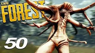 The Forest HARD MODE - Part 50 - LARGE RAFT & HOUSE BOAT!