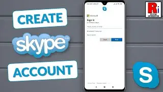 Создайте учетную запись Skype, используя адрес электронной почты с мобильного устройства Android