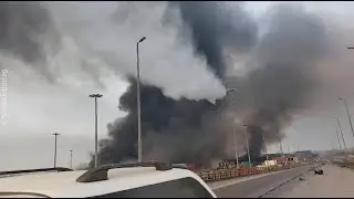 Russia sends amphibious aircraft, Il-76 plane to extinguish fire at Iranian port, death toll rises