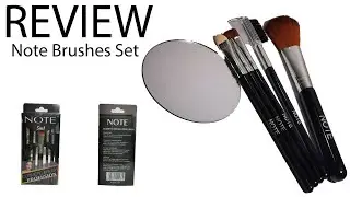 Note Makeup Brushes Set 5 in1 Review With Aftab Fashion Industry