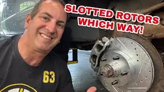 How to Install Slotted & Cross Drilled Rotors | Correct Rotor Direction Explained!