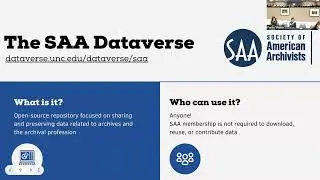 Data Everywhere: How to Collect, Share, and Reuse Data with the SAA Dataverse