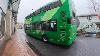NEW INTO SERVICE: Go North East Wright Streetdeck Electroliner 6808