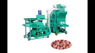 China peanut shelling machine production line