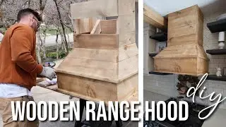 Wooden Farmhouse Range Hood