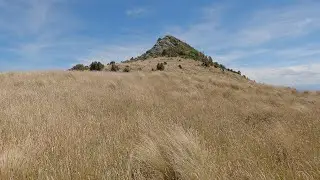 4K UHD - Virtual Walks with Ambient Music #7 - Gibraltar Rock - Port Hills - Christchurch