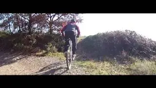 DJI Phantom GPS Drone vs Specialized Stumpjumper in Umbria   Short Clip