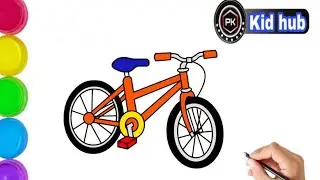 How to draw cycle easy | Cycle drawing for kids | Pencil sketch for beginners
