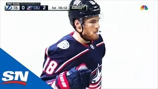 Pierre-Luc Dubois Doubles Blue Jackets Lead Against Lightning