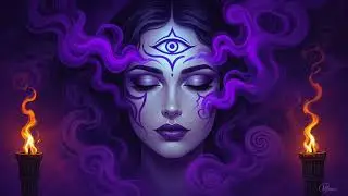 💜 Third Eye Activation &ndash; &ldquo;Dream of the Unseen&rdquo; | Shamanic Trance &bull; Indigo Visions &bull; Ajna Chakra