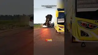 Lagi asyik ngoyod bus Aprilia Style tiba-tiba ada Fortuner adu banteng 🫣 #bus #basuri #beamngdrive