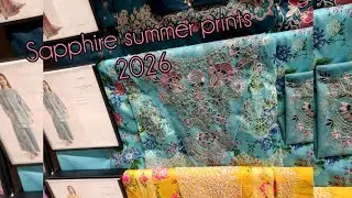 Sapphire unstitched summer collection 5 February 2026|@Hinainfo300