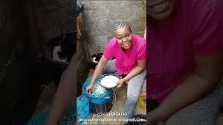 Home made technique to process Foo Foo(fermented cassava)