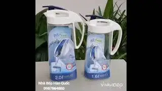B&igrave;nh nước, b&igrave;nh đựng nước Lock and Lock Bisfree One Touch ABF631 (1.6L) & ABF632 (2L)