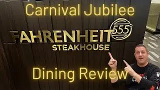 Fahrenheit 555 Steakhouse - Carnival Jubilee Specialty Dining Review
