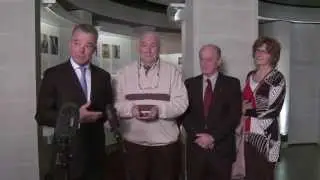 Donation of Victory Medal of Lone Pine posthumous VC recipient