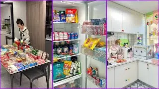 Refrigerator Organization And Restoring🎀 | Full Kitchen Cleaning And Organization✨