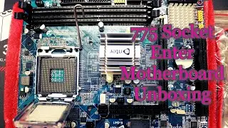 ENTER E-G31 Motherboard Unboxing