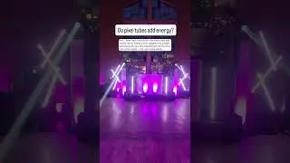 Motion creates energy, and pixel tubes are great at creating intensity and color changes on itself