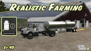 New Milk Tanker & Dairy Income Boost 🥛🚛 (Ep 45) | FS25 Realistic Farming 🚜