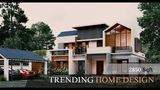 Trending Modern Contemporary kerala House Design 2023 | Kerala Style | lumion rendering
