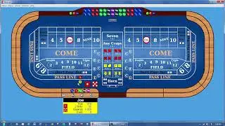 WinCraps Basics Part 4 - Bets, Rolls, Results