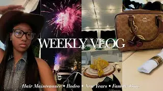 WEEKLY VLOG | My First Rodeo, New Year&rsquo;s Watch Party & Christmas Dinner