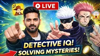 🔴 LIVE &ndash; Gojo vs Sukuna 😈 | Detective IQ Game | Real Mystery | Hindi Live