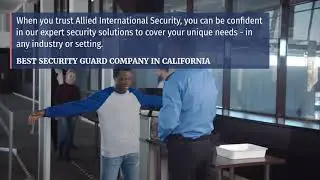 Los Angeles No 1 Security Companies: Security Guards Companies Los Angeles: