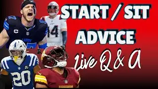 Week 9 Fantasy Start/Sit Advice: LIVE NFL Football & IDP Q&A!