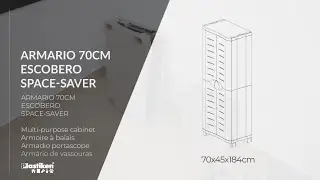 PLASTIKEN SPACE-SAVER ARMARIO ESCOBERO 70CM