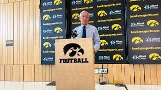 Kirk Ferentz shares early thoughts about Iowa's game at Ohio State