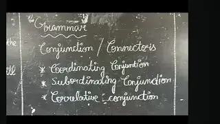  Conjunctions or connectors