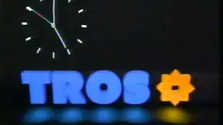 TROS - start-up klok, leader, aankondiging Ellen Brusse, Derrick bumper (21-8-1990)