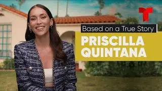 Priscilla shares her experience with Kaley Cuoco in Based on a True Story | Telemundo English