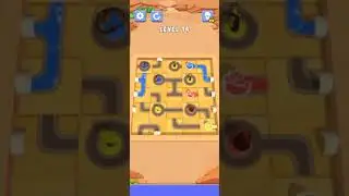 Water connect puzzle level :- 14🔥