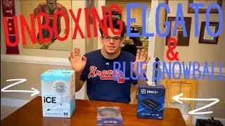 UNBOXING THE ELGATO HD60S+, BLUE SNOWBALL MIC, AND ELGATO CHAT LINK FOR MY FUTURE GAMING SETUP