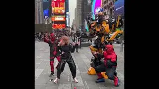 Times Square Happy Dance Jobbatical