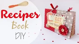 Ricettario con schede MODELLO GRATUITO - DIY Recipes book with cards