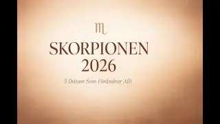 Skorpionen 2026: 5 Datum Som F&ouml;r&auml;ndrar Allt