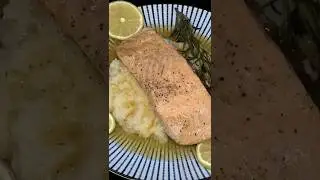 Идеальный лосось с лимонным маслом #кулинария #еда #рецептрыбы #лосось