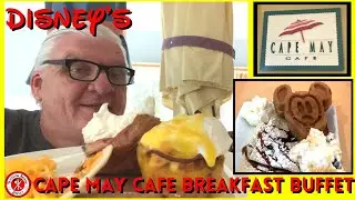 Disney's Cape May Cafe NEW Breakfast Buffet Dining Review | Disney's Beach Club Resort
