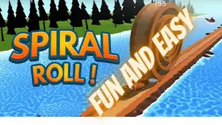 Look at this cool game called spiral roll **satisfying**