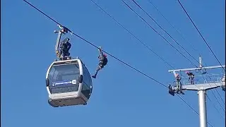 केबलकार अड्कीकालाई आकस्मिक उद्दार अभ्यास पोखरामा