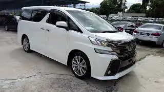 VELLFIRE 2.5 ZA GOLDEN EYES 2017