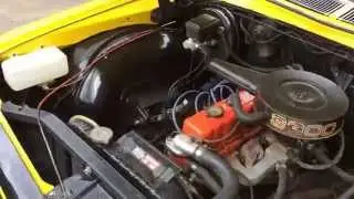Holden 202 Red Motor Running