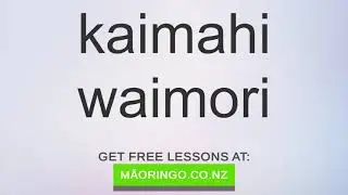 kaimahi waimori