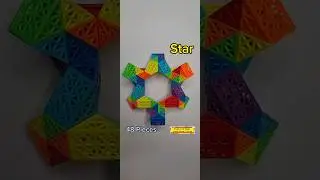 #Shorts - Star - 48 pieces magic snake puzzle #snakelordmagicsnakepuzzletutorial #toys #snakecube